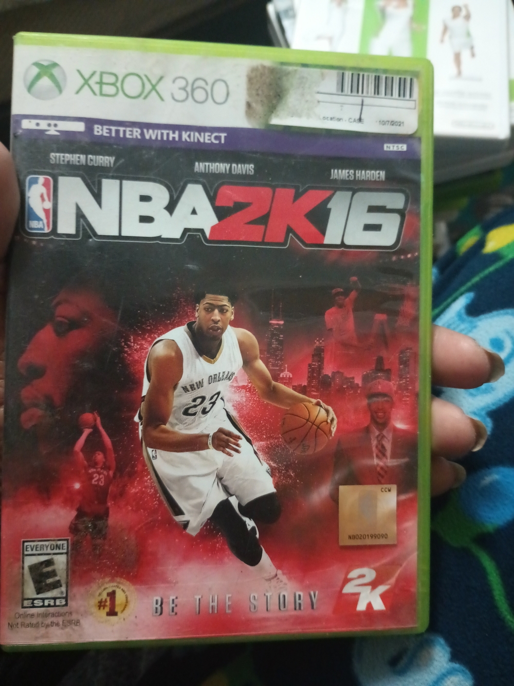 NBA 2K16 Game - Red/White Cover